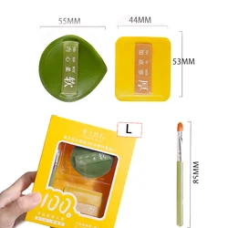 Soft Air Cushion Puff Concealer & Foundation Makeup Blending Set - 3-Piece Elastic Marshmallow Sponges & Brush (L)