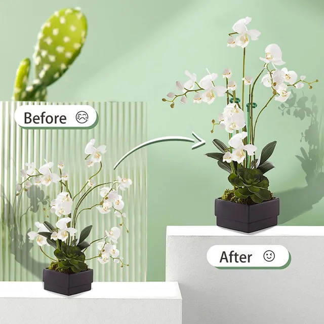 Plastic Plant Supports Stakes Flower Stand Sticks Reusable Protection Fixing Tool Flower Grow Holder Garden Tools 4
