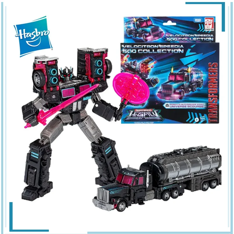 

HasbroTransformers Robot Dark Optimus Prime Action Figure Legacy Scourge Velocitron Speedia 500 Leader Toy Gifts Collection