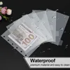 A7 5Pcs Binder Pockets Binder Zipper Folders for 6 Ring Notebook Divider Page Waterproof PVC Leaf Document Filing Bag 3