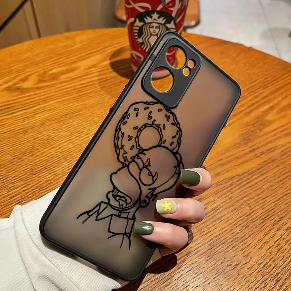thumbnail image 1 of Funda de teléfono mate para OPPO RENO 8 8T 7Z 7 6Z 6 5 4 3 PRO PLUS 4G 5G Funda rígida Funda Coque Capa Funda película The S-Simpsons-S, 1 of 5