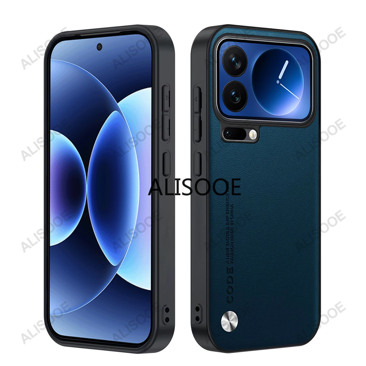 Luxury Fiber Texture PU-Leather Protective Case Cover