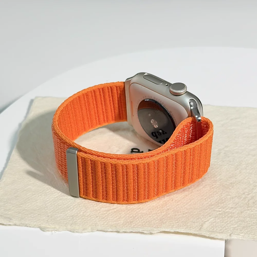 Sport Nylon Loop Strap for Apple Watch - Premium Correa Bracelet Collection