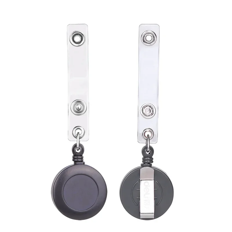 1 Set Retractable Ski Pass ID Card Badge Holder Name Tag Card Holders For School Office Company Nurse Accessories