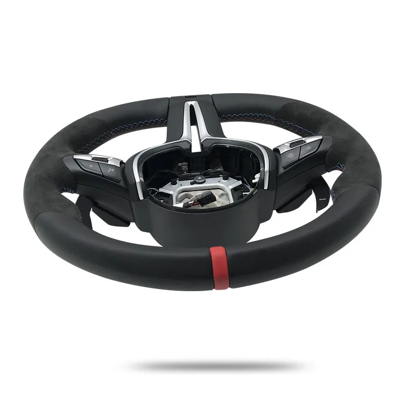For 11-18 BMW 1234 Series X1X2X3X4X5X6 M3 Steering Wheel Assembly MP Full Leather Red Label