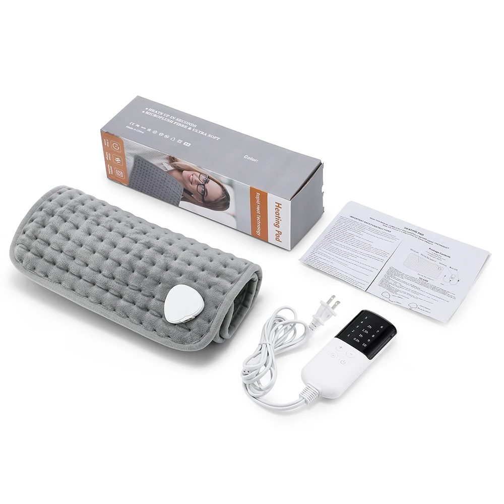 Adjustable Electric Heating Pad Blanket - Washable, Soft Warmth for Abdomen, Shoulders, Knees & Legs