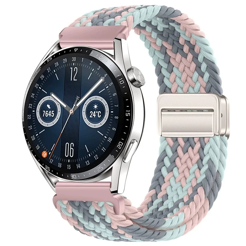 Magnetic Braided Nylon Watch Strap - Multiple Sizes Available