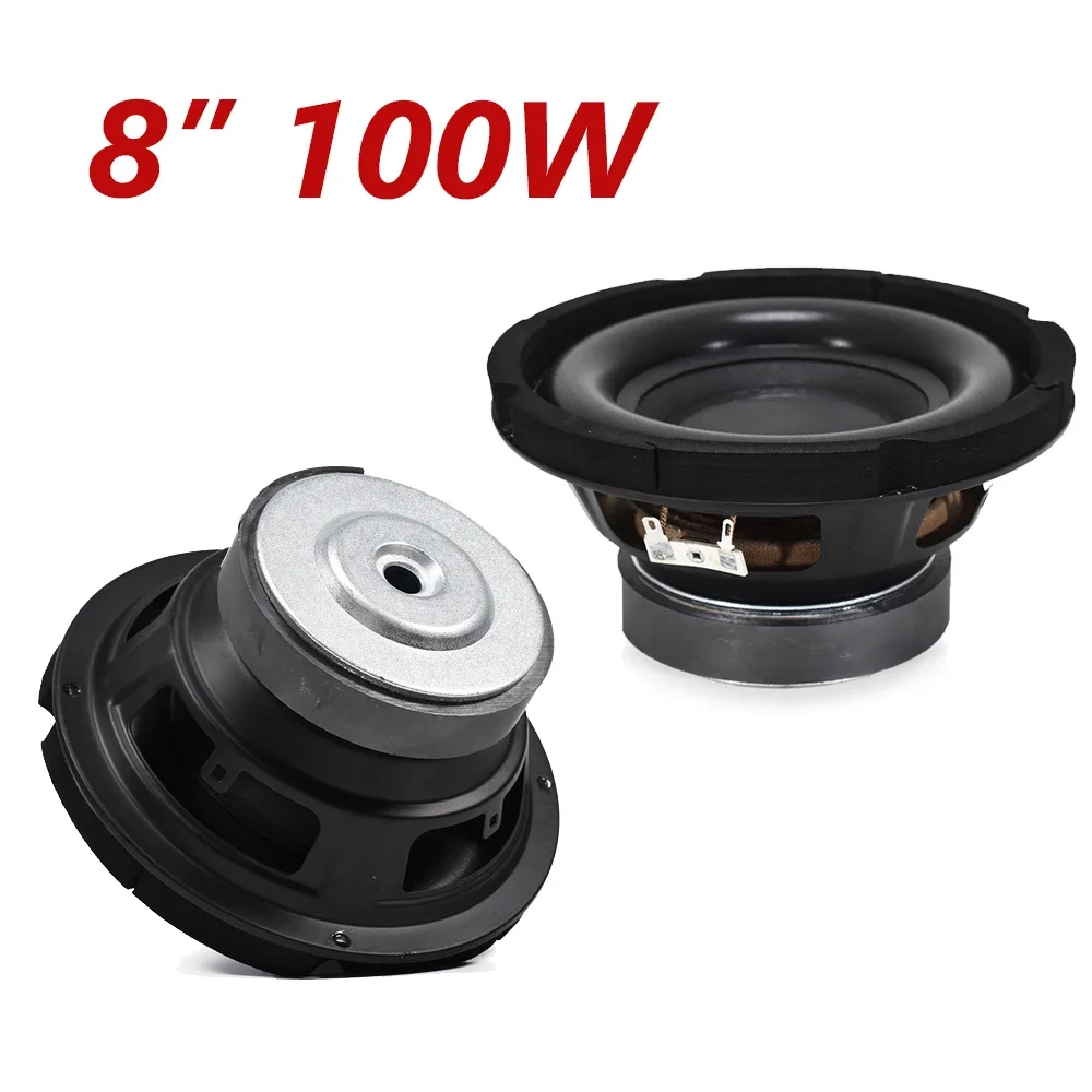 8Inch KB Woofer Speaker Low Frequency Audio heavy Bass SubWoofer DIY Hifi Home Theater System Louderspeaker 80W 4Ohm