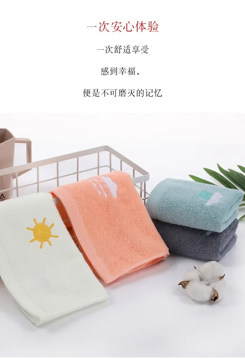 Description Picture 2 of item25*50cm Cartoon Soft Cotton Baby Towels Children Bath Towel Newborns Handkerchief Bathing Face Washcloth Shower Towel for Kids