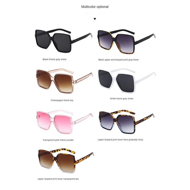 Unisex Sun Glasses For Fishing Oculos De Sol Cycling Eyewear Retro  Sunglasses Big Frame Eyeglasses Gradient Gafas Sol Mujer - AliExpress
