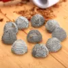 50Pcs 15/16/17/18/19/20mm Tobacco Ball Filter Burn Mesh Ball Hollow Smoke Pipe Metal Promote Combustion Support Net Silver Tool 2