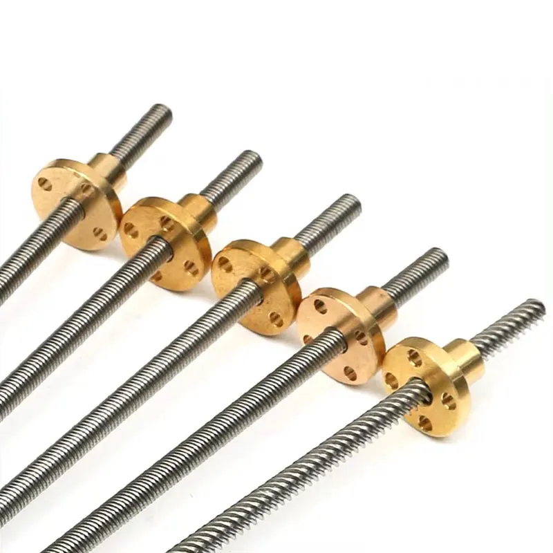 Chumbo Parafuso com Porca de Bronze mm mm mm mm 100 mm 150 mm 200 mm 250 mm 300 mm 400 mm 500 Milímetros 550 Milímetros Aço Inoxidável 304 t6