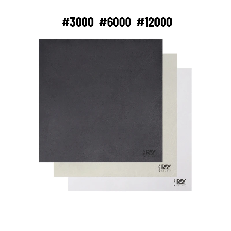RAYSTUDIO Model Ultra-soft Polishing Cloth #3000 #6000 #12000 Model Figure Cleaning Cloth 300mm*300mm Model Polishing Tool Model Tools