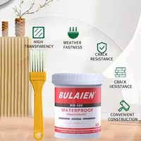 1pc BULAIEN Transparent Waterproof Sealant, 100g, Odorless Quick-Dry, Non-Destructive for Ceramic, Multi-Purpose Leak Repair Pai 2