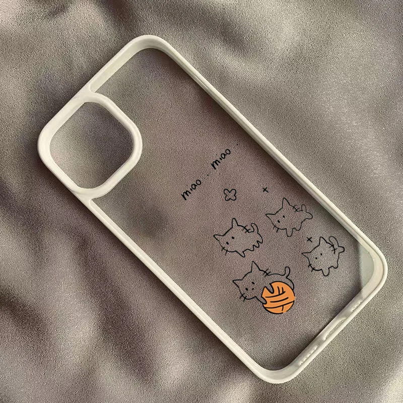 Charming Fish Cat Lovers Phone Case - Adorable Design Cover