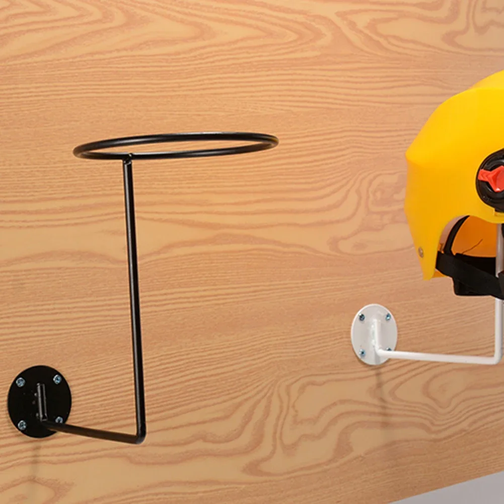 Steel Motorcycle Accessories Helmet Holder Hanger Rack Wall Mounted Hook for Coats Hats Caps Helmet Rack
