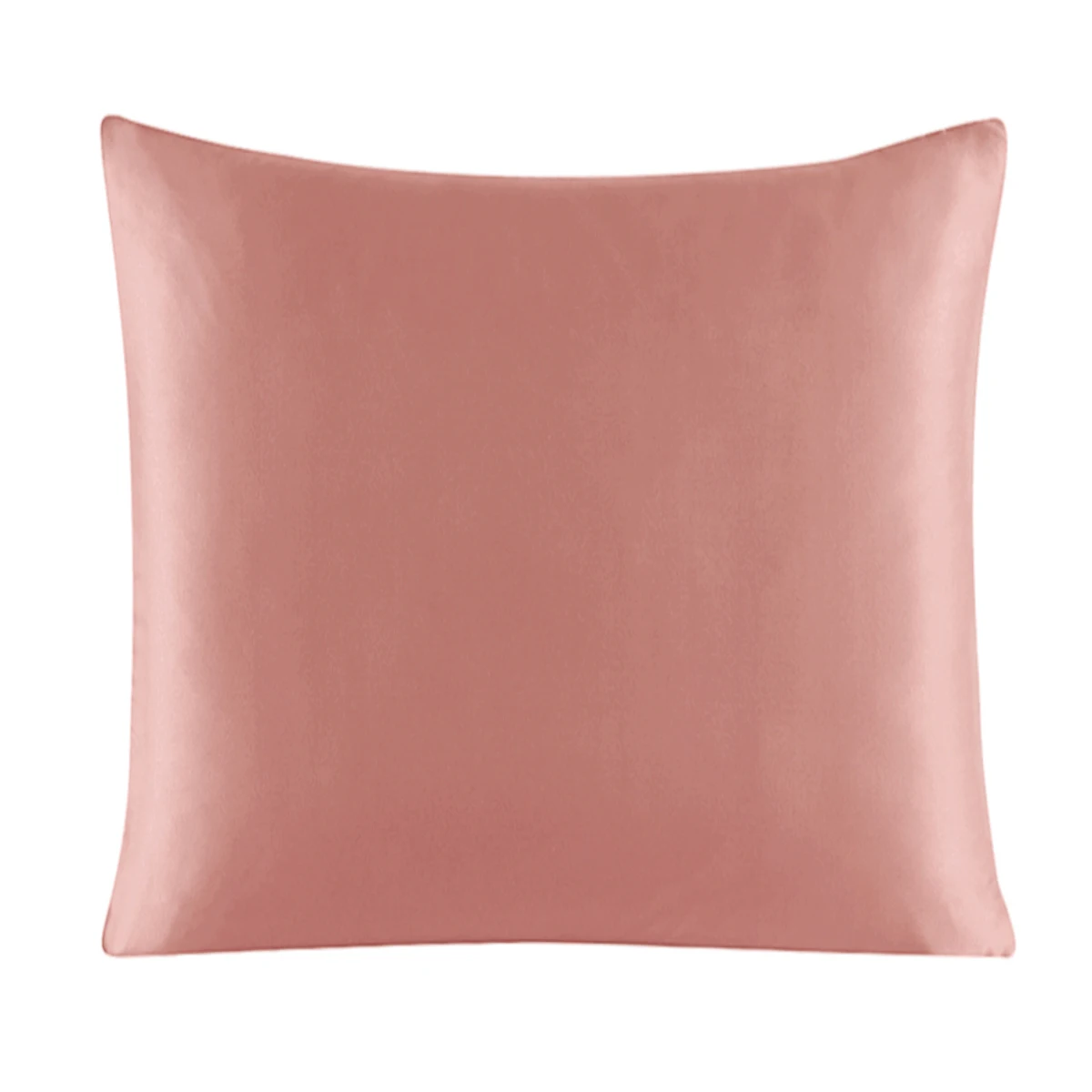 Luxurious Pure Silk Pillowcase with Zipper - Solid Multicolor, Various Sizes