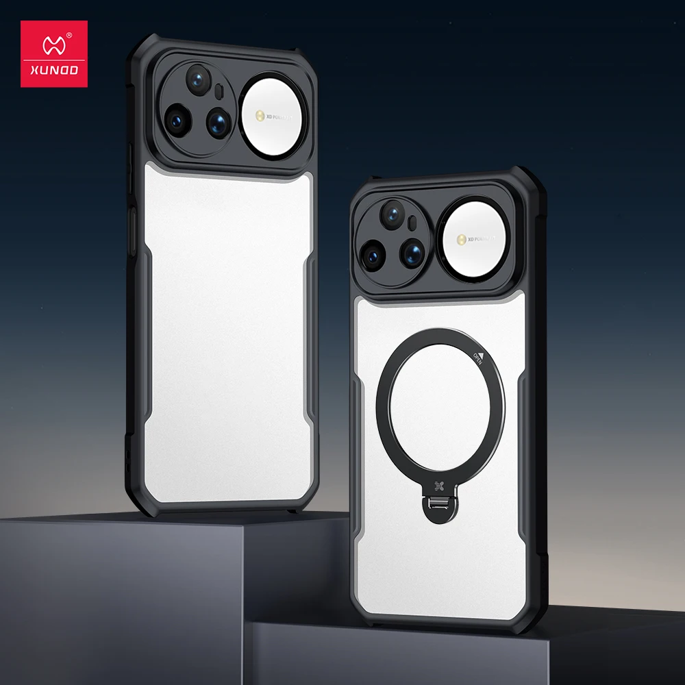 Shockproof Airbag Tech Transparent Phone Case - Anti-Fingerprint & Non-Yellowing