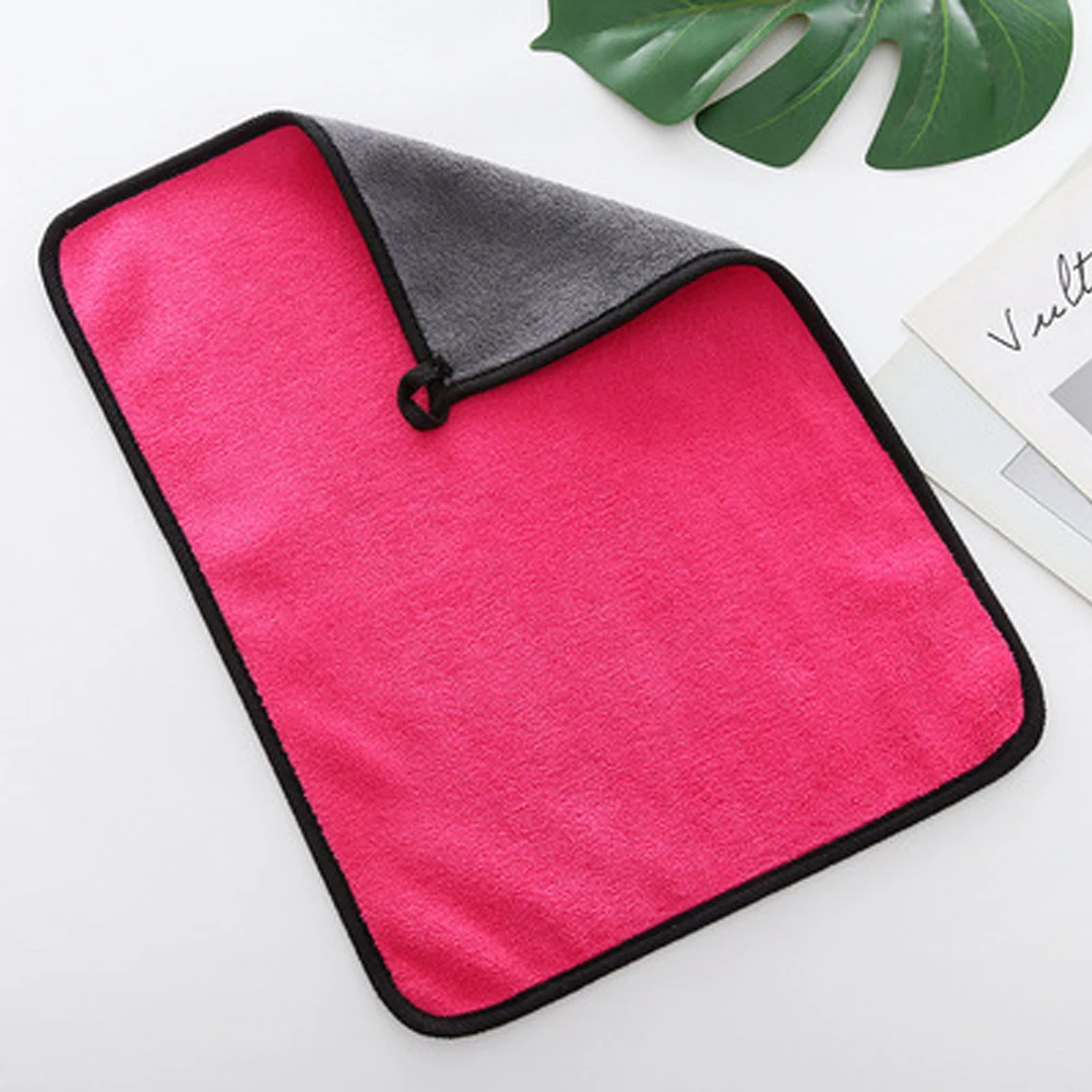 500GSM Super Absorption Car Wash Microfiber Towel Home Appliances Glass Cleaning Washing Clothes With High Density Coral Velvet
