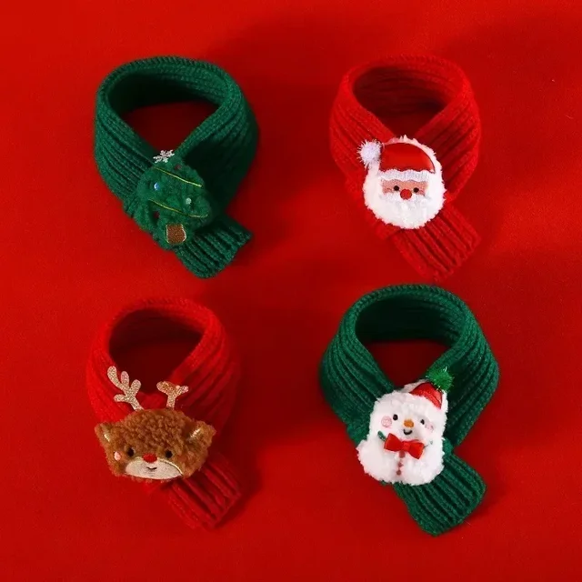 Pets Christmas Scarf Hat Warm Knitted Costume Cat and Dog Cartoon Elk Snowman Knitted Comfortable Scarf Pet Dress Up Supplies Pets Christmas Scarf Hat Warm Knitted Costume Cat and Dog Cartoon Elk Snowman Knitted Comfortable Scarf Pet Dress Up Supplies