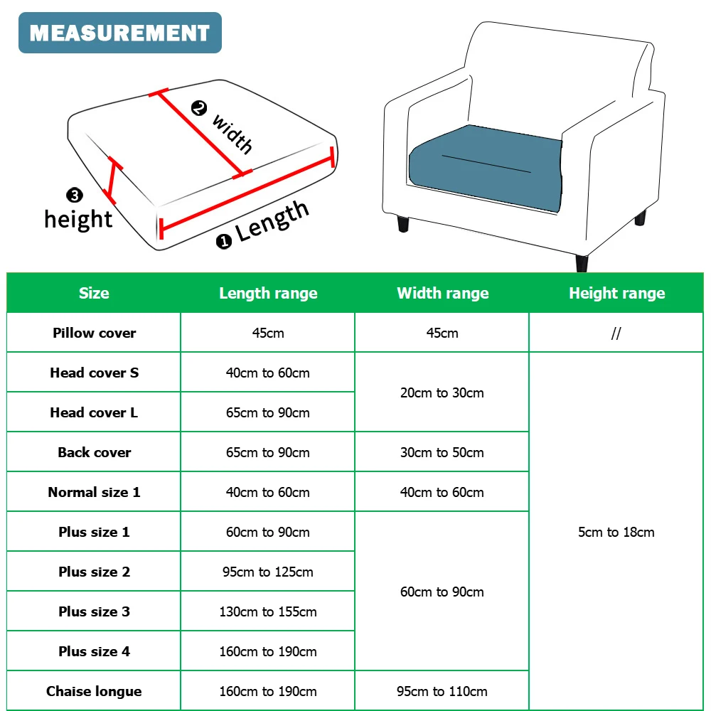 1pc Jacquard Sofa Slipcover Nonslip Elastic Sofa Cover Couch Cover for Bedroom Office Living Room Home Decor Furniture Protector 2