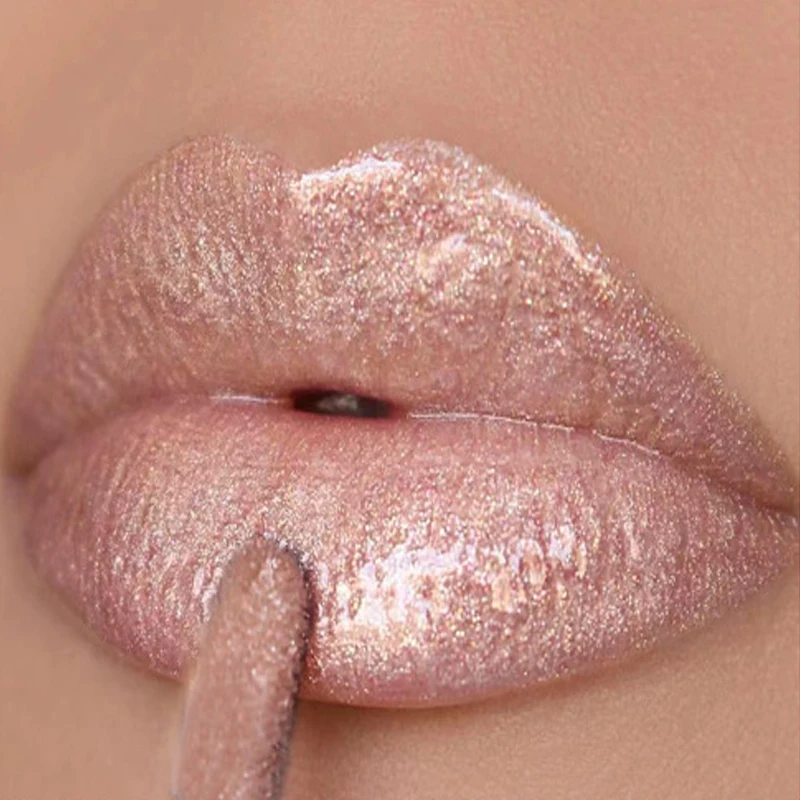  Glitter Lip Gloss Matte Shimmer Lip Tint Long Lasting