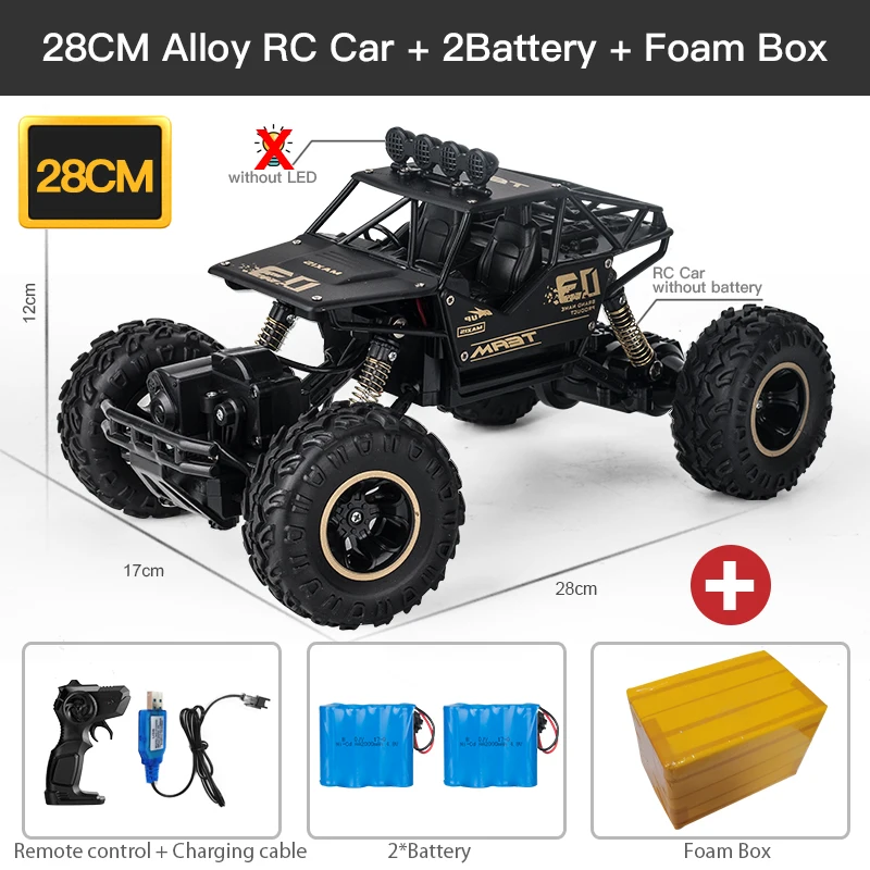 4WD 2.4GHz Remote Contro Car Wireless Remote Control Off-road Vehicle Control Model Off-road Vehicle Control Truck Children Toys lightning mcqueen remote control car RC Cars