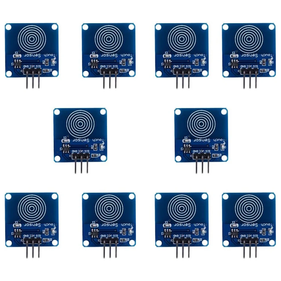 10 Pack Ttp223B Modulo Interruttore Sensore Capacitivo Touch Digitale Fai Da Te Per Arduino Raspberry Pi