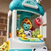 Candy Grab Machine Safety Material Abs Toy Kids Toys Acoustic And Light Accompanying Electronic Toy Claw Machine Cute Shape 5