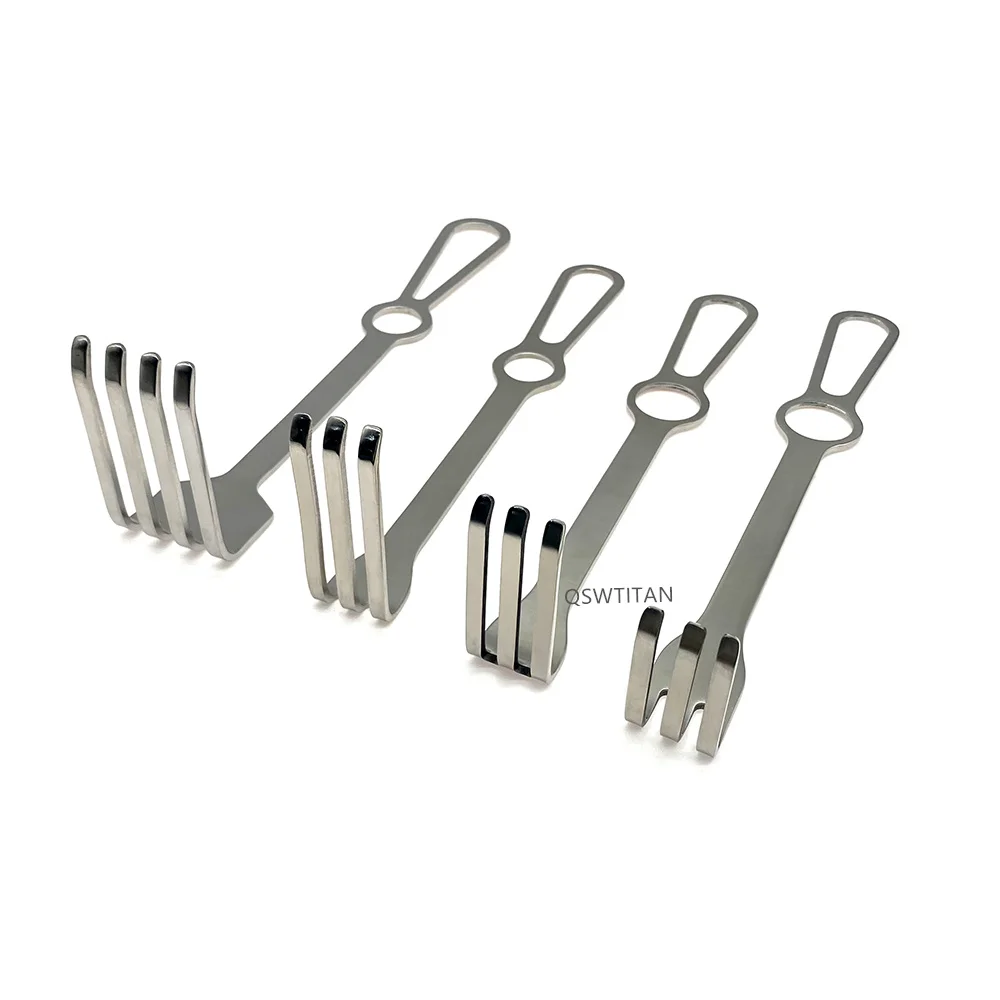 Deep Retractor Muscle Hook Stainless steel Surgical Retractor 3 4 5 Claws Skin Pull Hook Orthopedics Instruments