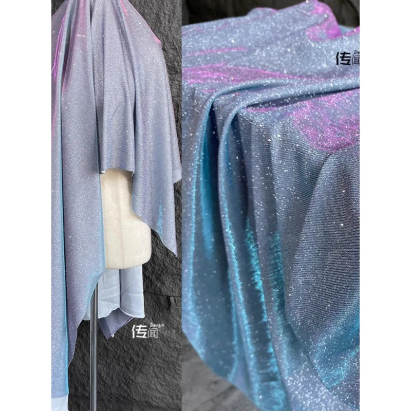 Flash-Stars-Blue-and-Purple-Changing-Colors-Composite-Fabrics-High-end ...