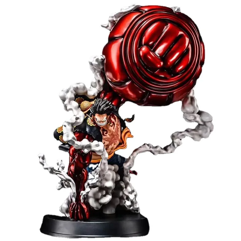 

Japanese Anime One Piece Luffy Figure 4th Gear Great Ape King Model 21 CM Desk Decoration Gift