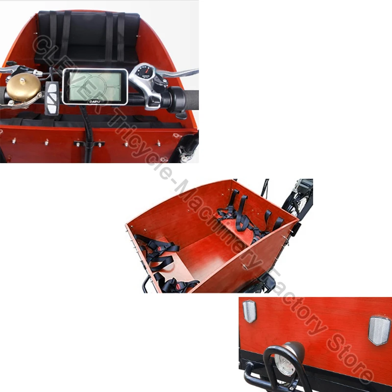 Bakfiets Dutch Bike Manned Tricycle Family Pedal Cargo Bike