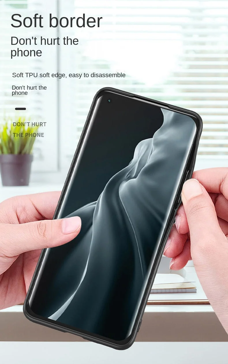 Luxury PU Leather Magnetic Protective Back Cover Case