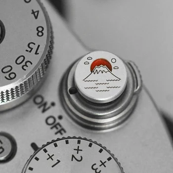 금속 카메라 셔터 장식 셔터 커버, 라이카 M10 SL2 Em10 파나소닉 S1H GX9 니콘 D800 Z7 D750 후지필름 XT4 XS20