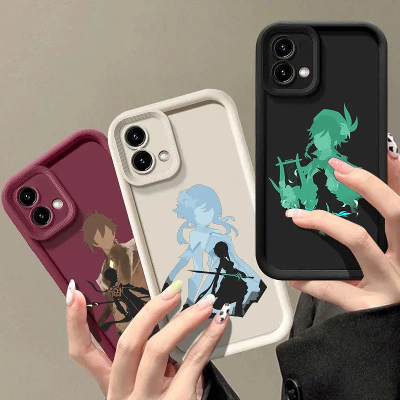 Genshin Impact Anime Phone Case - Stylish and Durable Protective Cover