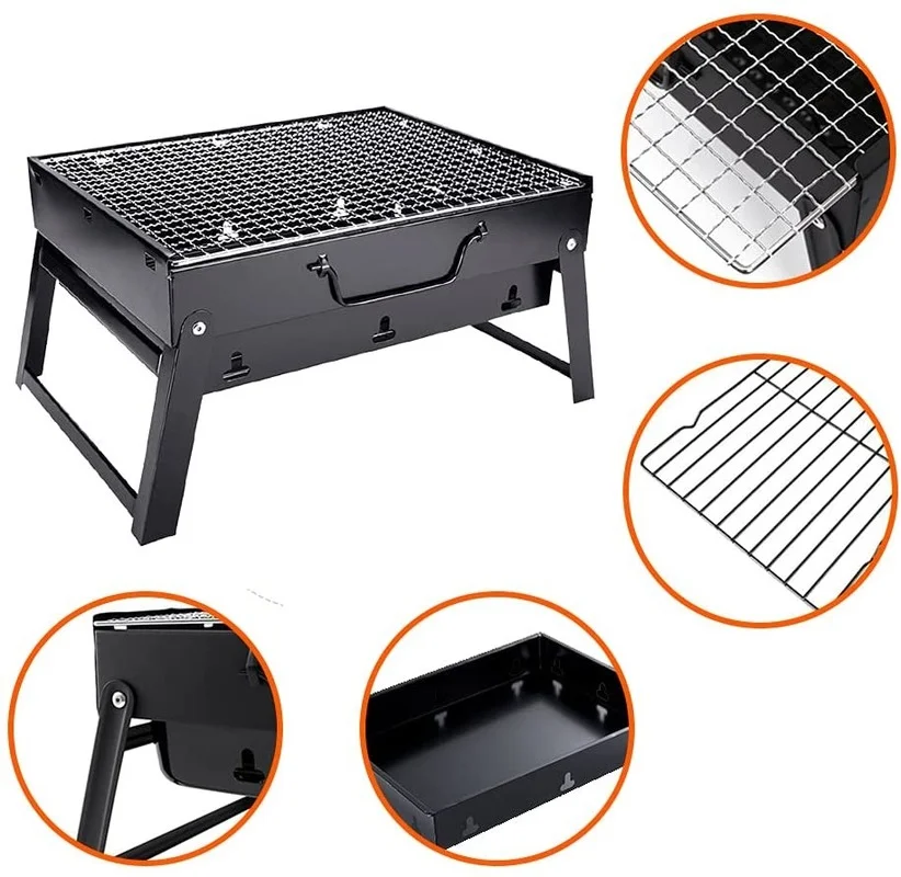 Garden Party Cooking Terrace Camping Travel Foldable Mini BBQ