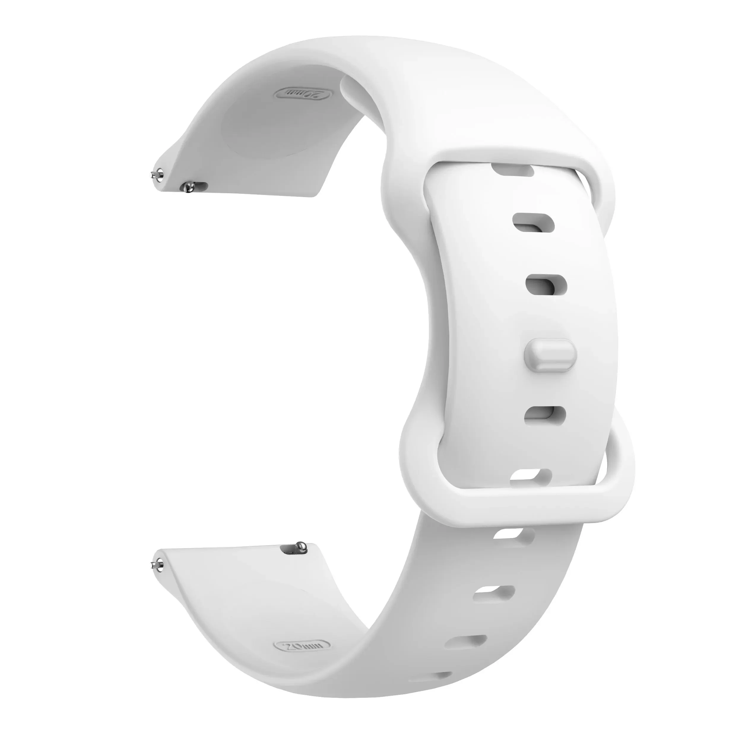 Universal 22mm Silicone Watchband with Butterfly Buckle - Unisex Adjustable Strap