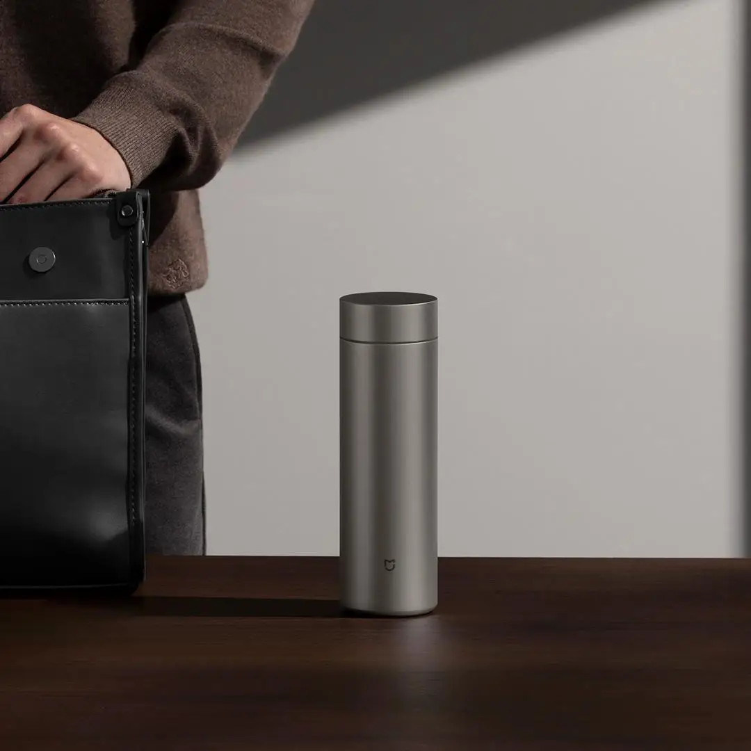 Xiaomi Mijia Thermos Cup Ti 2 480ml Pure Titanium Medical Material 6h Keep Warm Water Bottle No Harmful Vacuum Flask for Tea 2