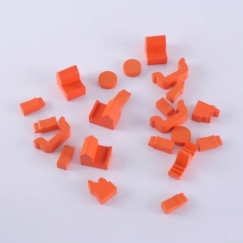 Set di accessori per giochi da tavolo colorati in legno - immagine 3