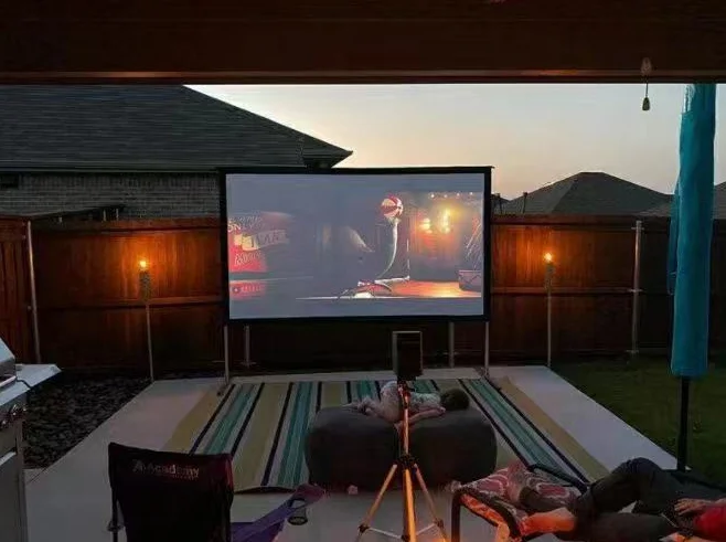 Portable Home Theater Mini 3D Projector 4K Display photo review