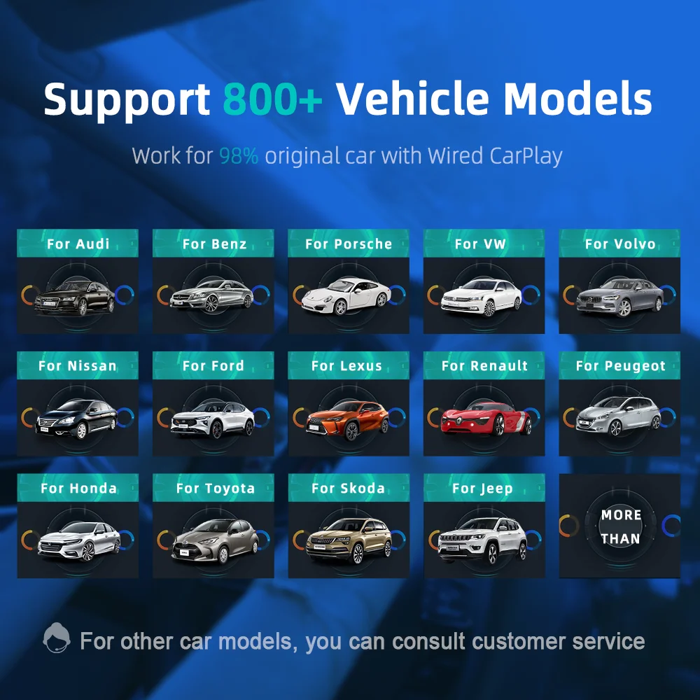 뷰익 엑셀 라크로스 앙코르 엔클레이브 GT-MPV GL8 ES GX용 무선 어댑터, 카플레이 안드로이드 자동 스마트 동글 플레이 및 플러그, 2 인 1