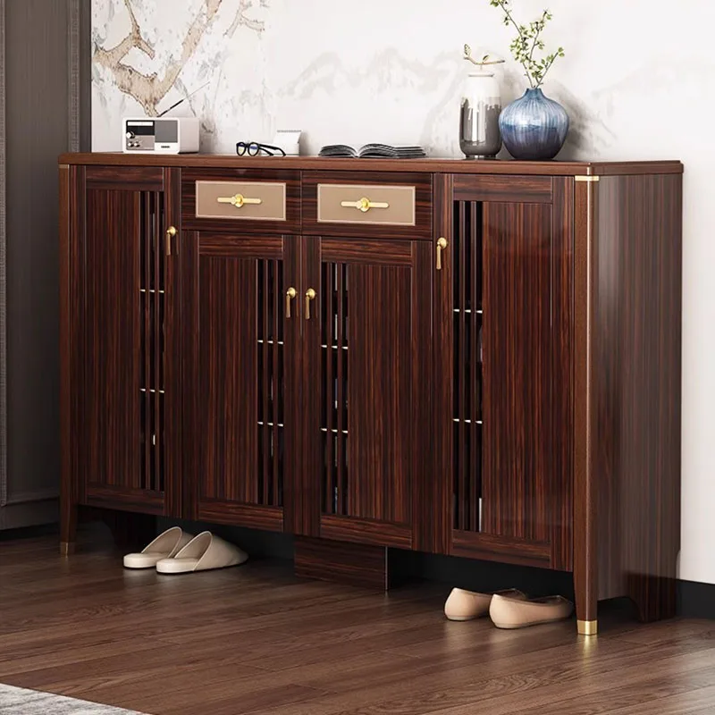 

Mobile Storage Shoe Shelf Cupboard Closet Organizer Display Shoe Wooden Holder Organizador De Zapatos Space Saving Furniture