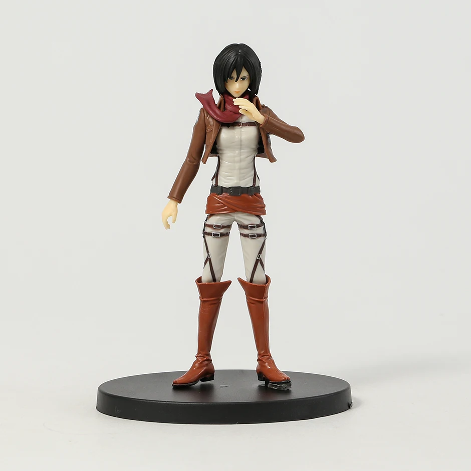 Mikasa Ackerman Eren Jaeger Attack on Titan, figura de Anime, modelo de juguete PVC, regalo de colección de muñecas - AliExpress