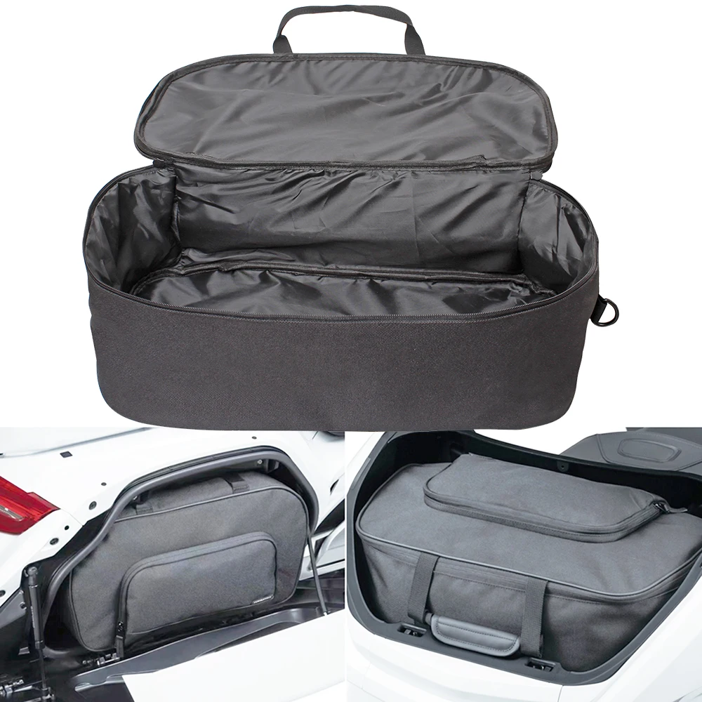 

Motorcycle Trunk/Rack Liner Bag For Honda Goldwing GL1800 2018 2019 2020 Deluxe Roll Bag Saddlebag Black