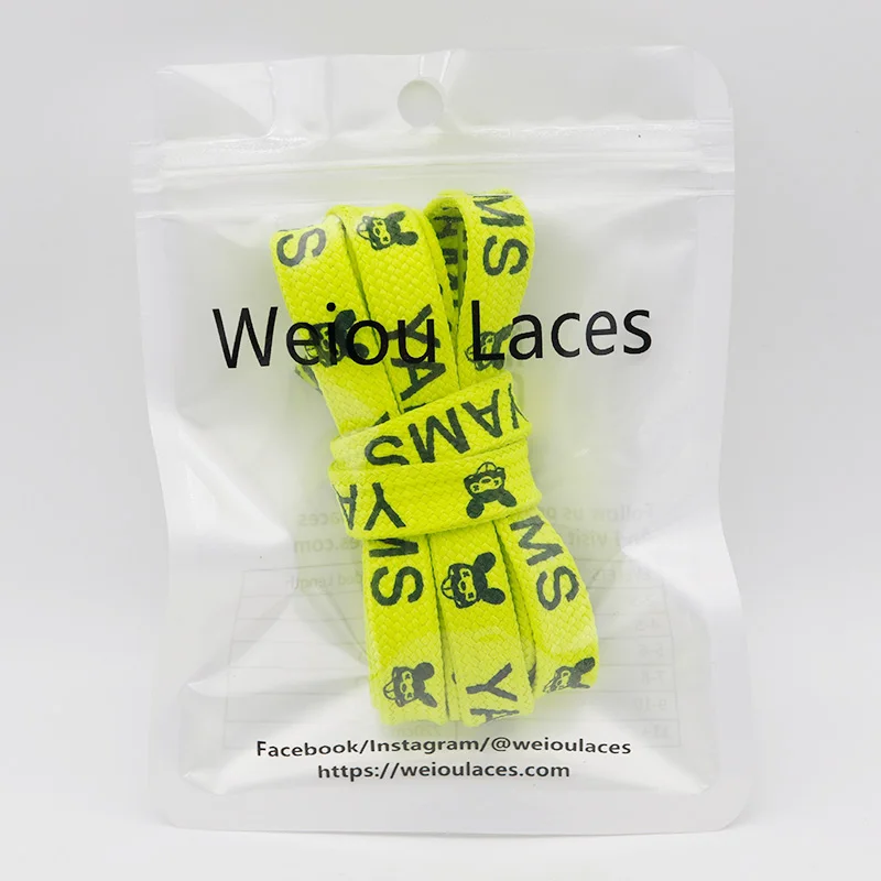3 Colors Flat Luminous Printed Lettering