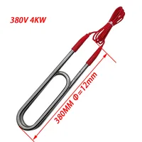Tube chauffant électrique 220V/380V, Type U, chauffe-eau à Immersion en acier inoxydable pour réservoir 6