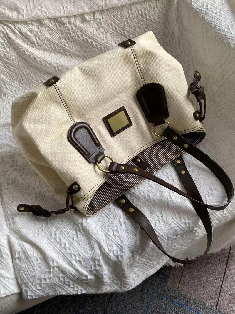 Large-capacity Retro Shoulder Bag 2025 New Versatile Commuting Premium Women‘s Tote Bag Light Luxury High-end Fashion Armpit Bag