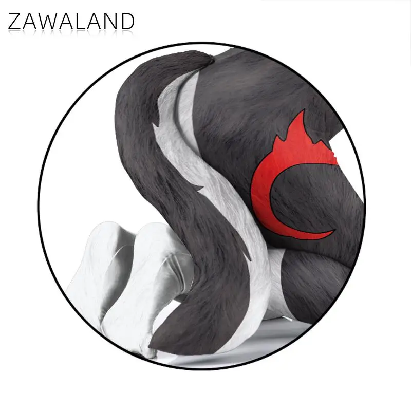 Zawaland Adult Fancy Petsuit Wolf Printed Cosplay Costume Carnival Animal Bodysuit Purim Disguise Zentai Festival Party Catsuit cosplay costume