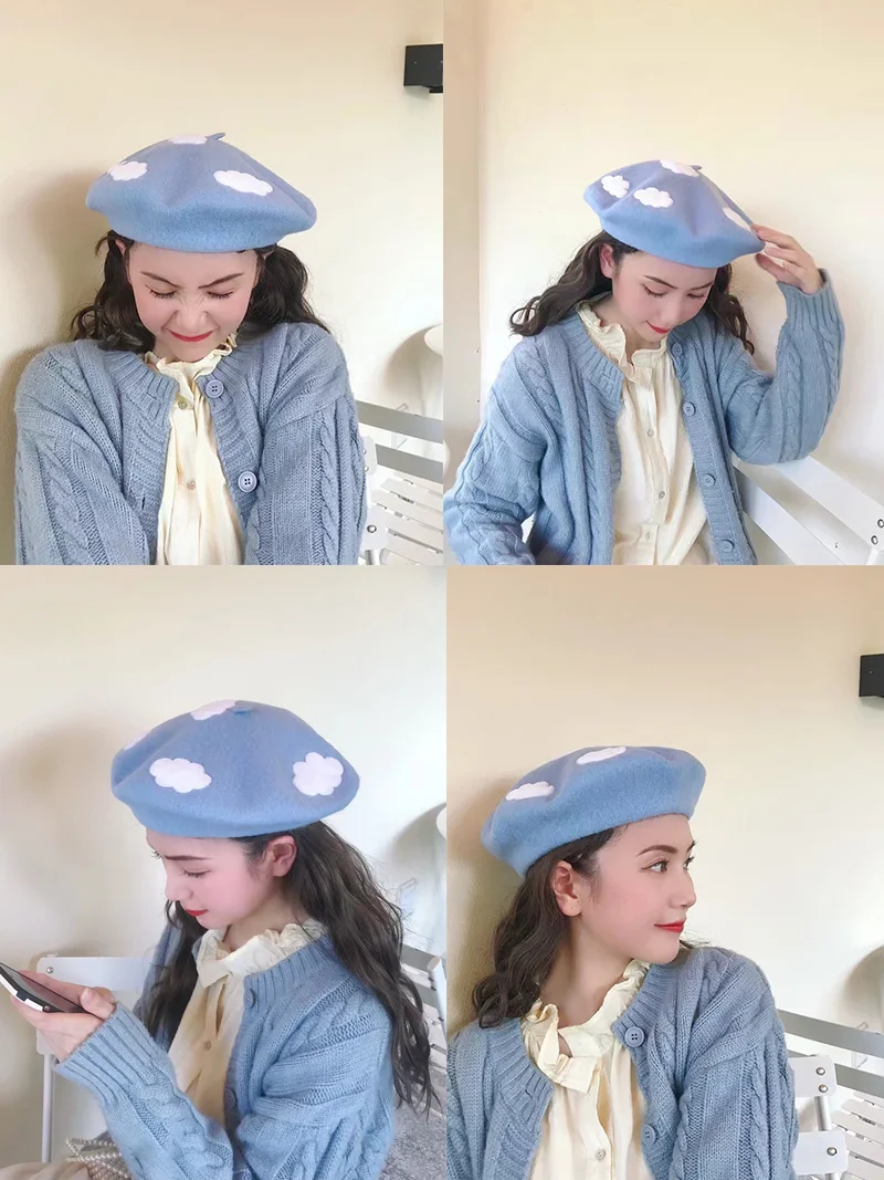 Cappello da berretto fatto a mano da donna all'ingrosso cappello